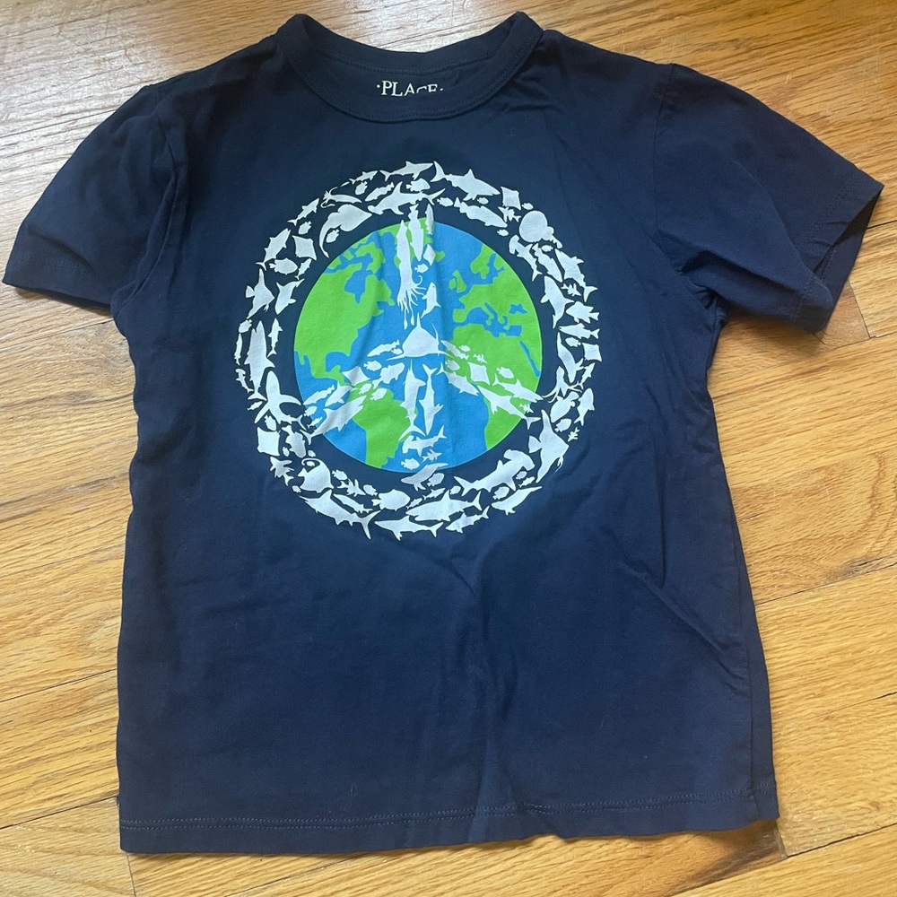 Children’s place peace earth day shirt